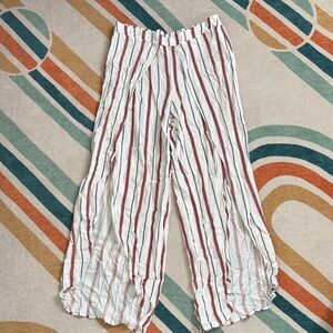 Charlotte Russe flowy pants with open front slits